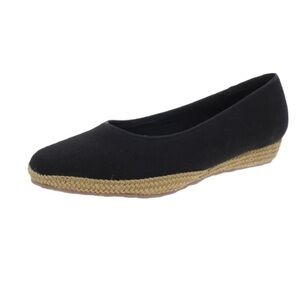 Beacon Black Slip On Espadrilles Sz 6.5